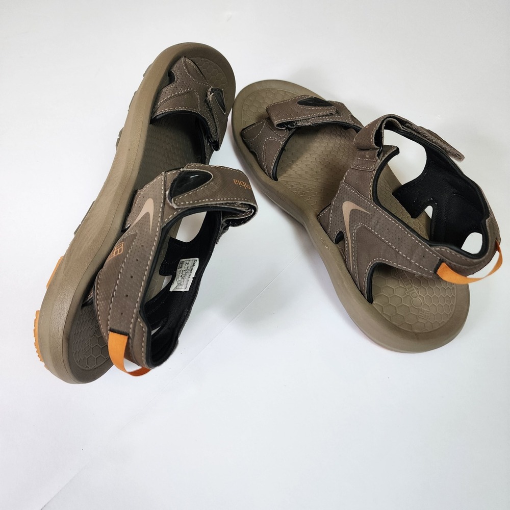 Columbia Mens Omni-Grip Hiking Sandals Brown BM4511-255 Size 9 Trail Sport - Picture 2 of 8
